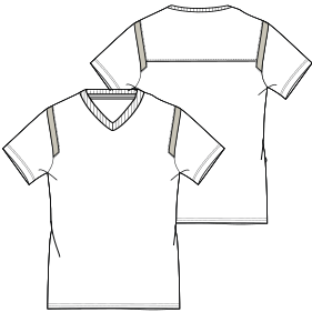 Fashion sewing patterns for Football Shirt 2851